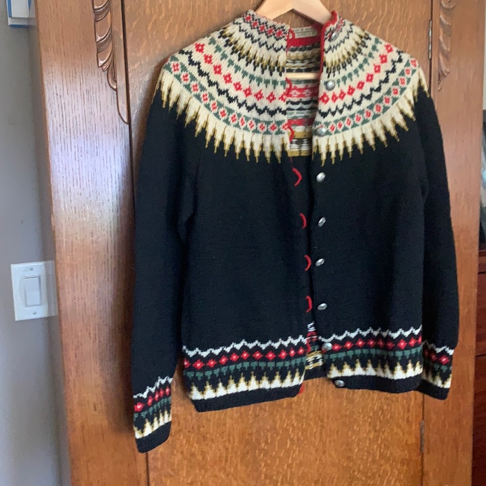 Norway William Schmidt Vintage Fair Isle Wool Sweater - XS/S